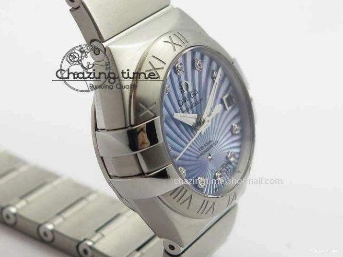 1228 Constellation 28mm V6F Best Edition SS Blue Dial On SS Bracelet A MultiPurpose 8201